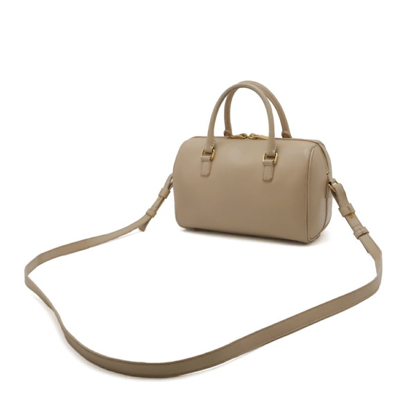 Saint Laurent Duffle Baby Handbag Tan Leather - Picture 1 of 9